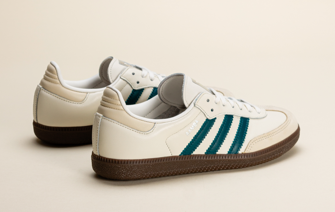 adidas Samba OG Cloud White Legacy Teal (Women's)