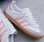 adidas Samba OG White Coral Pink (GS)