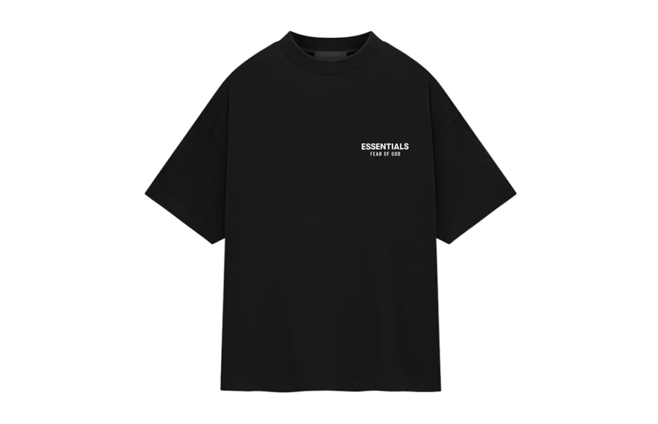 Fear of God Essentials Jersey Crewneck T-Shirt Black