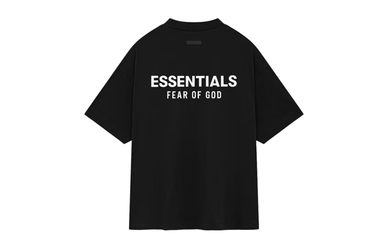 Fear of God Essentials Jersey Crewneck T-Shirt Black