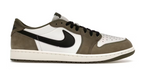 Jordan 1 Retro Low Medium Olive Summit White Sail Black