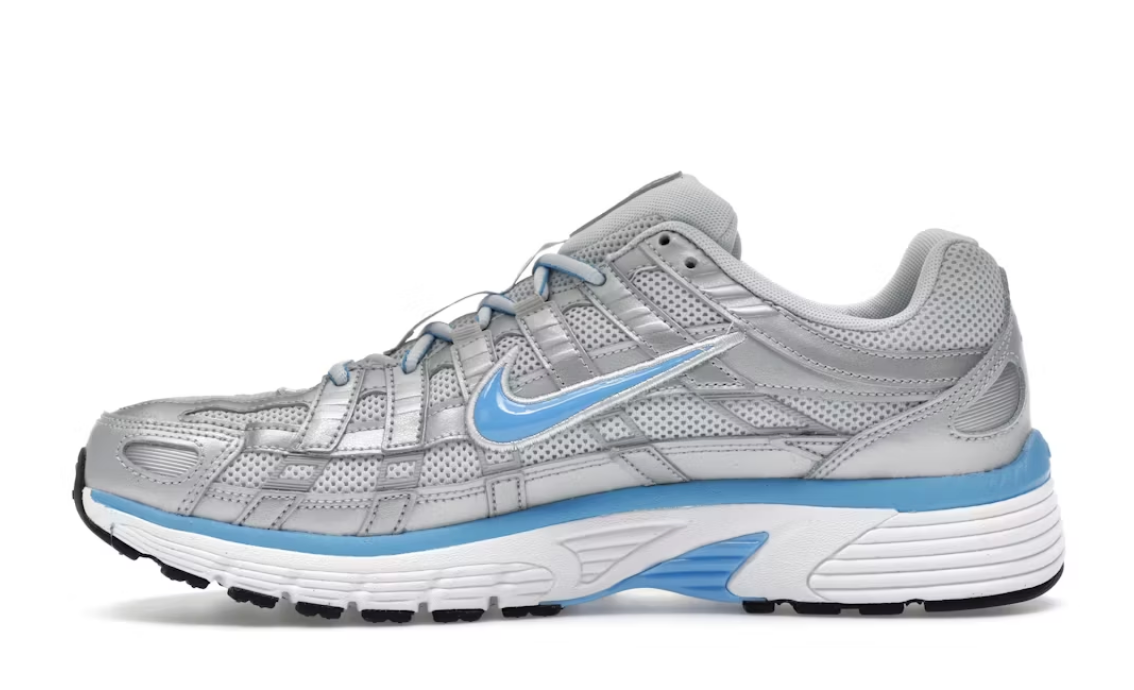 Nike P-6000 Metallic Platinum Pure Platinum Metallic Silver University Blue