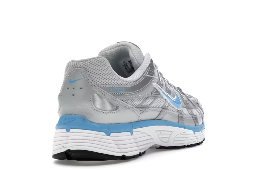 Nike P-6000 Metallic Platinum Pure Platinum Metallic Silver University Blue