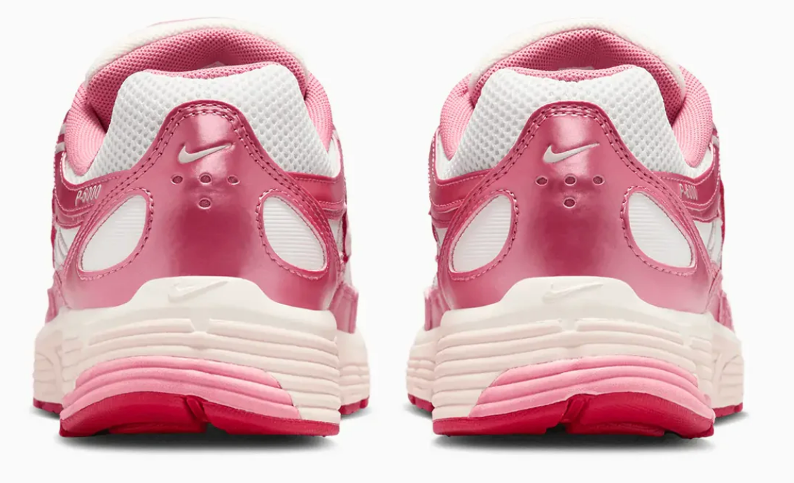 Nike P-6000 White Silt Red Peony