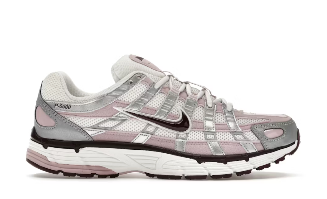 Nike P-6000 Silver Burgundy Plum Chalk