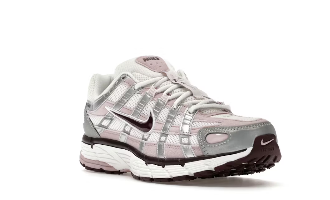 Nike P-6000 Silver Burgundy Plum Chalk