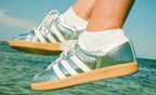 adidas Samba OG Silver Metallic Cracked Leather