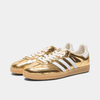 adidas Samba OG Gold Metallic Cracked Leather (Women's)